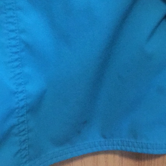 Cherokee Luxe Snap Front Warm Up Jacket in teal - Picture 3 of 5